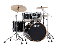 TAMA MBS42S-PBK STARCLASSIC PERFORMER ударная установка из 4-х барабанов, цвет черный глянцевый, клён/берёза