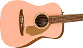 FENDER Malibu Player Shell Pink электроакустическая гитара, цвет розовый