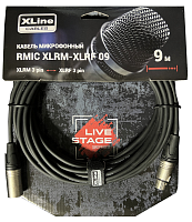 Xline Cables RMIC XLRM-XLRF 09 Кабель микрофонный XLR - XLR, длина 9 м