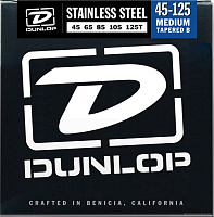 DUNLOP DBS45125T Stainless Steel Bass 45-125T 5 Strings струны для 5-струнной бас-гитары