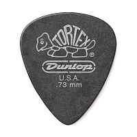 Dunlop 488P073 Tortex Pitch Black Standard 12Pack  медиаторы, толщина 0,73 мм, 12 шт.