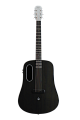 LAVA ME PRO Grey электроакустическая гитара со звукоснимателем и встроенными эффектами: дилей, ревер, хорус, материал карбон, цвет черный и серебристый