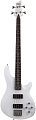 Schecter C-4 DELUXE SWHT Бас-гитара, 4 струны, цвет Satin White