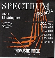 THOMASTIK Spectrum SB211 струны для двенадцатиструнной гитары 11-52, бронза