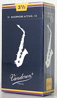 Vandoren SR2135  трости для альт-саксофона , традиционные (синяя пачка), №3.5, (упаковка 10 шт.)