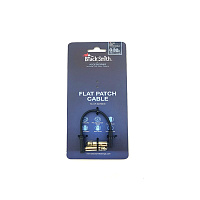 BlackSmith Flat Patch Cable 0.32ft FPC-10 патч-кабель, 10 см, угловой Jack - угловой Jack, цвет черный