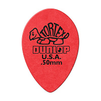 Dunlop 423R050 Tortex Small Teardrop 36Pack  медиаторы, толщина 0,5 мм, 36 шт.
