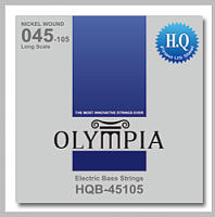 Olympia HQB45105 Струны для бас-гитары, среднего натяжения, обмотка из никеля, калибр: 45-65-85-105