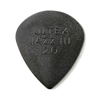 Dunlop 427R200 Ultex Jazz III 24Pack  медиаторы, толщина 2 мм, 24 шт.