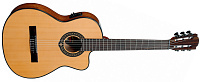 LAG OC66CE  классическая гитара с подключением, цвет натуральный