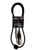 Xline Cables RMIC XLRM-JACK 01 Кабель микрофонный XLR "папа" - джек моно 6.3 мм, длина 1 м