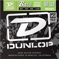 DUNLOP DBS50110 Stainless Steel Bass 50-110 струны для бас-гитары