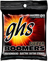 GHS GBZWLO  струны для электрогитары, никелированная сталь, круглая обмотка, 011-013-017-36w-52-70