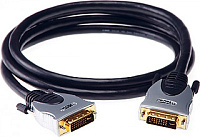 KLOTZ DVI-D-G01 цифровой видеокабель Dual Link, с позолоченными контактами, чёрный, 1 метр