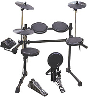 MEDELI DD505D  Электронная ударная установка, 3 тома, 2 тарелки, hi-hat, малый барабан, педаль, 215 тембров