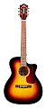 GUILD OM-140CE ATB электроакустическая гитара формы orchestra с вырезом, топ - массив ели, корпус - массив махагони, цвет санберст