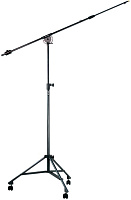 QUIK LOK A50 студийная телескопическая микрофонная стойка типа журавль-overhead на треноге, цвет - чёрный