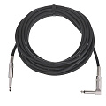 Cordial EI 6 PR инструментальный кабель, джек моно 6.3 мм - джек моно 6.3 мм угловой, 6,0 м, черный