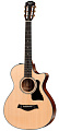 TAYLOR 312ce 12-Fret 300 Series гитара электроакустическая, форма корпуса Grand Concert, кейс