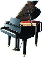 KAWAI GE20G M/PEP Кабинетный рояль, цвет черный полированный, длина 154см, еловая дека 1,03м2, механизм Millennium III