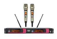 Xline MD-262A-D Радиосистема двухканальная c двумя ручными передатчиками, частотный диапазон UHF 650-755 МГц