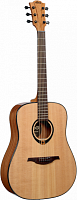 LAG T80D Акустическая гитара Дредноут, цвет натуральный