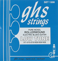 GHS 1300 Струны для электрогитары, никель, роликовая обмотка, 11-15-19-28-38-58, Nickel Rockers 