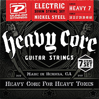 DUNLOP DHCN1060 Heavy Core NPS 10-60 HEAVY7 струны для 7-струнной электрогитары
