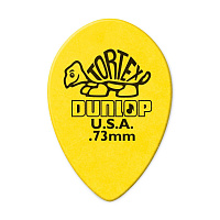 Dunlop 423R073 Tortex Small Teardrop 36Pack  медиаторы, толщина 0,73 мм, 36 шт.