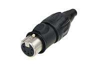 Neutrik NC5FX-TOP кабельный разъем XLR female, для наружного использования, золоченые контакты, IP65