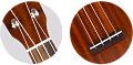 FLIGHT MUS-2  укулеле сопрано, массив махагони, натуральная, чехол в комплекте