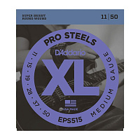 D'ADDARIO EPS515 струны для электро гит. ProSteel, сталь, Medium, 11-50