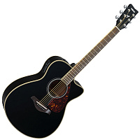 YAMAHA FSX720SCBL акустическая гитара, цвет черный