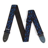 Dunlop D3811BL Classic Flambe Blue  гитарный ремень