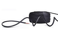 ROXTONE SFMC265/100 Black Супергибкий микрофонный кабель из бескислородной меди на катушке (100 м), 2х0,22 кв.мм, 95% экранирование (сетка из медной проволоки 80x0,10 мм), AWG: 24, D: 6.5 мм, цвет черный, температурный режим эксплуатации: -20/+70°C