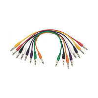 OnStage PC18-17TRS-S  комплект кабелей, джек стерео  джек стерео, 43.18 см, 8 цветов
