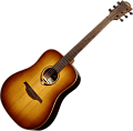 LAG T-118D BRS  Акустическая гитара дредноут, цвет санберст