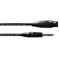 Cordial CIM 1.5 FV инструментальный кабель XLR female/джек стерео 6,3 мм male, 1,5 м, черный
