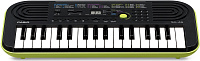 Синтезатор Casio SA-46 с автоаккомпанементом, 32 клавиши, 8-голосная полифония