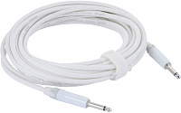 Cordial CXI 9 PP-SNOW инструментальный кабель моно-джек 6,3 мм/моно-джек 6,3 мм, разъемы Neutrik, 9,0 м, белый