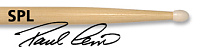 VIC FIRTH SPL  барабаннные палочки Paul Leim, деревянный овальный наконечник, материал - гикори, длина 16", диаметр 0,545"