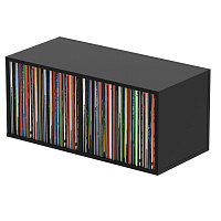 Glorious Record Box Black 230  подставка, система хранения виниловых пластинок (до 230 шт.), цвет чёрный