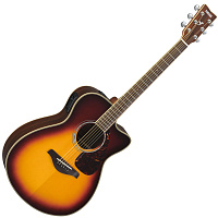 YAMAHA FSX720SCBS акустическая гитара, цвет Brown Sunburst