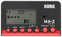 KORG MA-2 BKRD цифровой метроном, цвет черно-красный