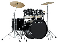 TAMA SG52KH6C-BK STAGESTAR ударная установка из 5-ти барабанов, цвет черный, со стойками, стулом, педалью и комплектом тарелок