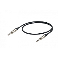 Proel ESO100LU5 кабель инструментальный профессиональный, моно JACK-JACK 6,3 мм прямые, разъёмы NEUTRIK, длина 5 метров, цвет чёрный