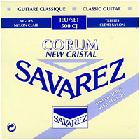 Savarez 500CJ Corum New Cristal Blue high tension струны для кл. гитары нейлон