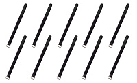 Rockboard CABLE TIES 300 B  липучки для проводов (10 шт.), цвет черный, medium