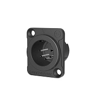 Seetronic MJ5F2C-B Разъем XLR панельный, "папа", 5-контактный