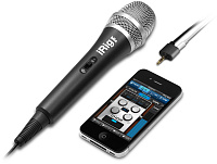 IK MULTIMEDIA iRig Mic ручной микрофон с переключателем громкости для аналогового подключения к iOS и Android устройствам
